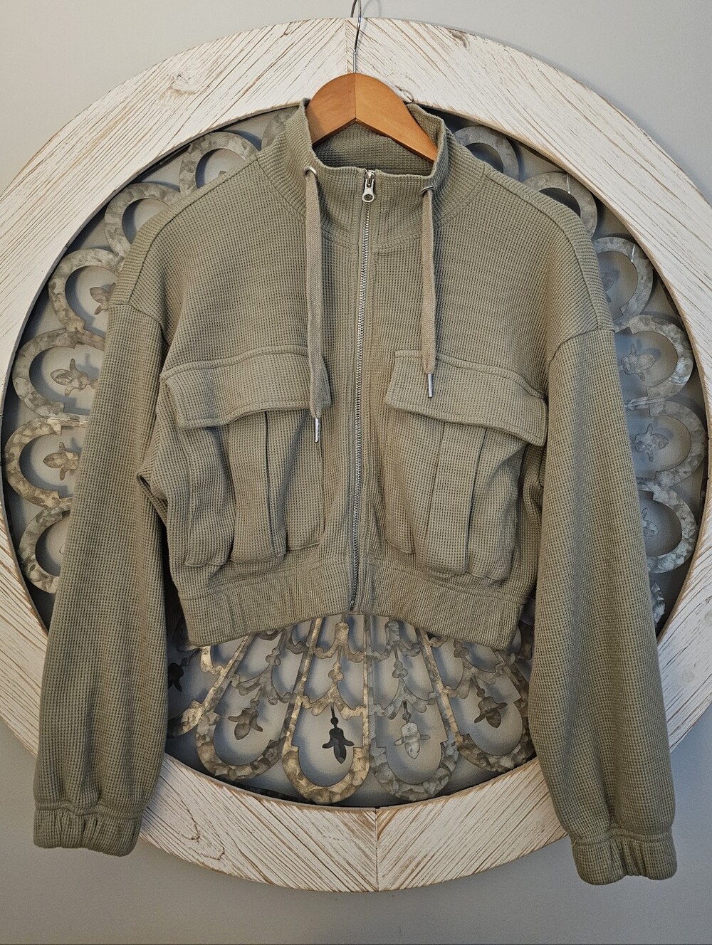 Sage Green Bomber Jacket